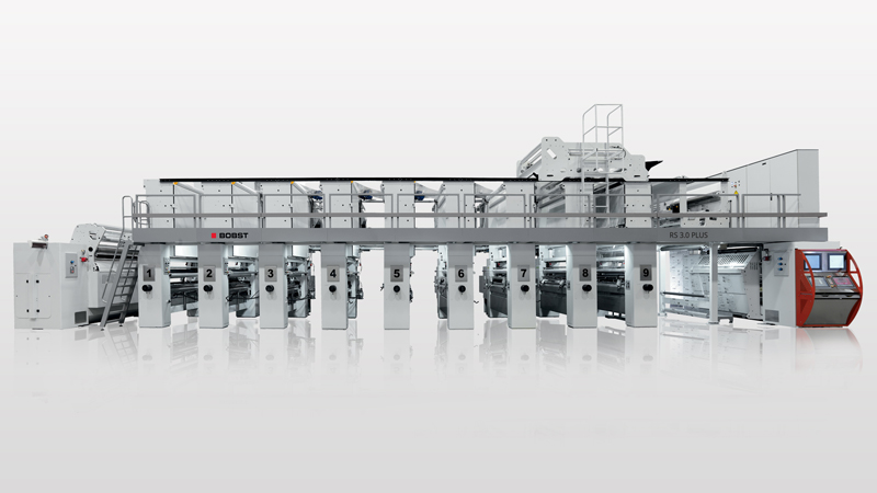BOBST electronic shaft high-speed printing machine with pre-overprint function