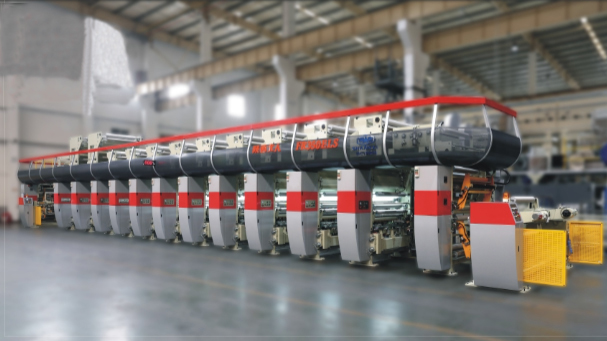 BOBST electronic shaft high-speed printing machine with pre-overprint function